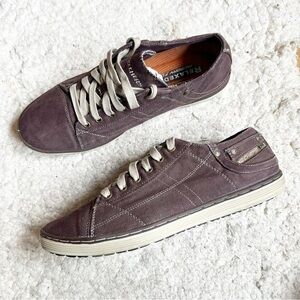 Sketchers Mens Brown Denim and Tan Relaxed Fit Memory Foam Low Sneakers SZ 11